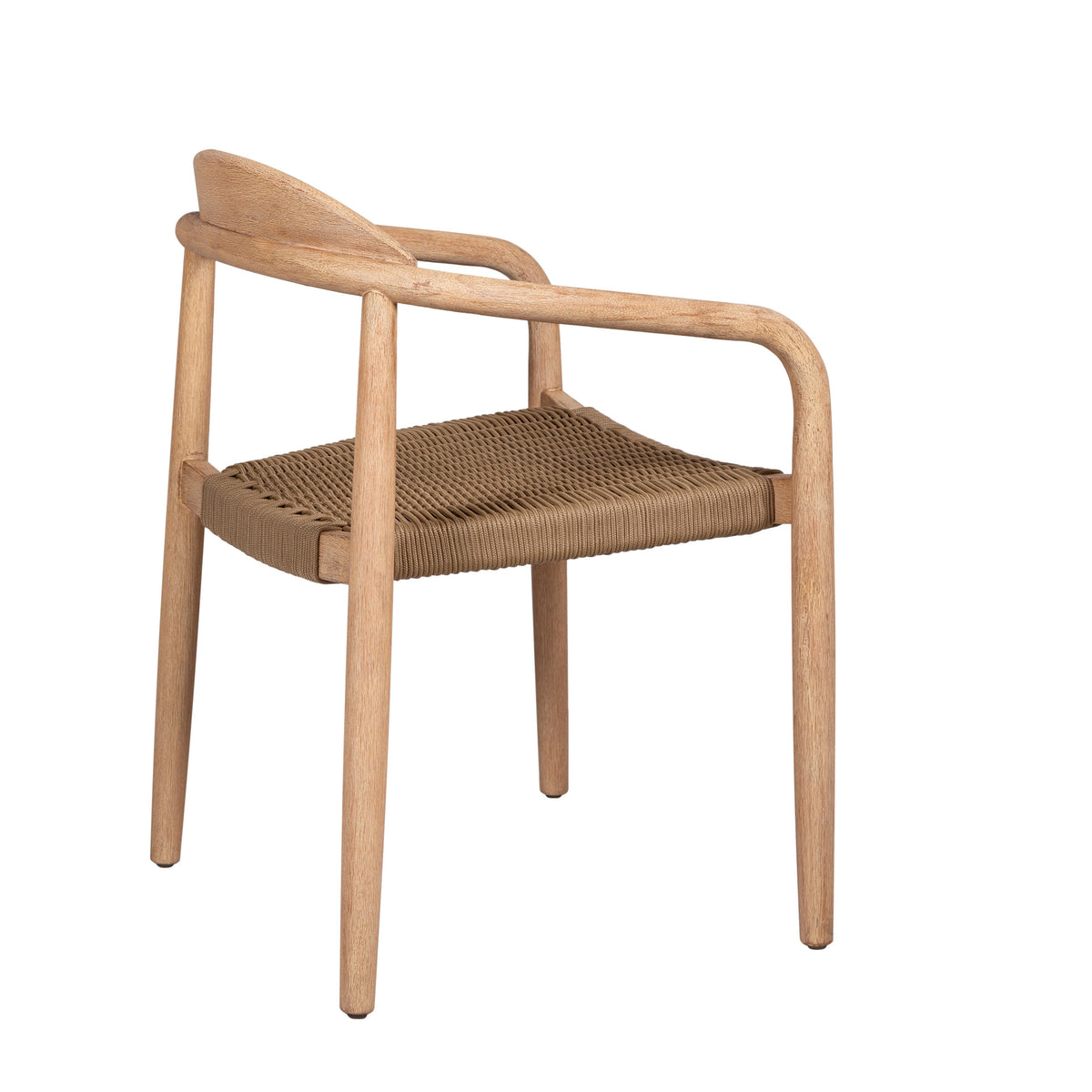 Chaise repas Eucalyptus et corde sable