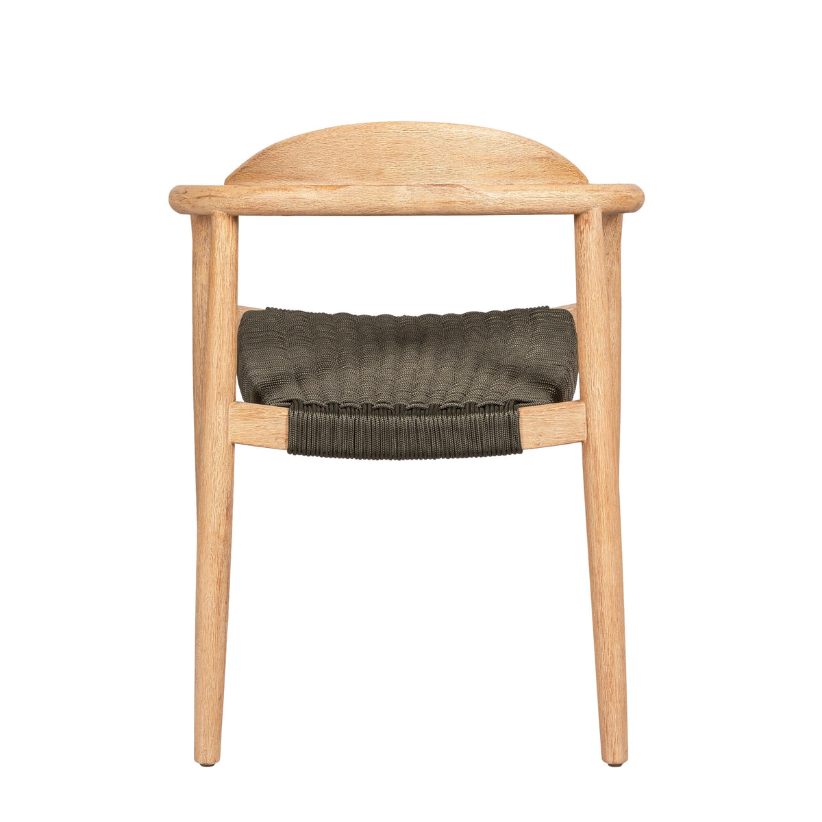 Chaise repas Eucalyptus et corde kaki