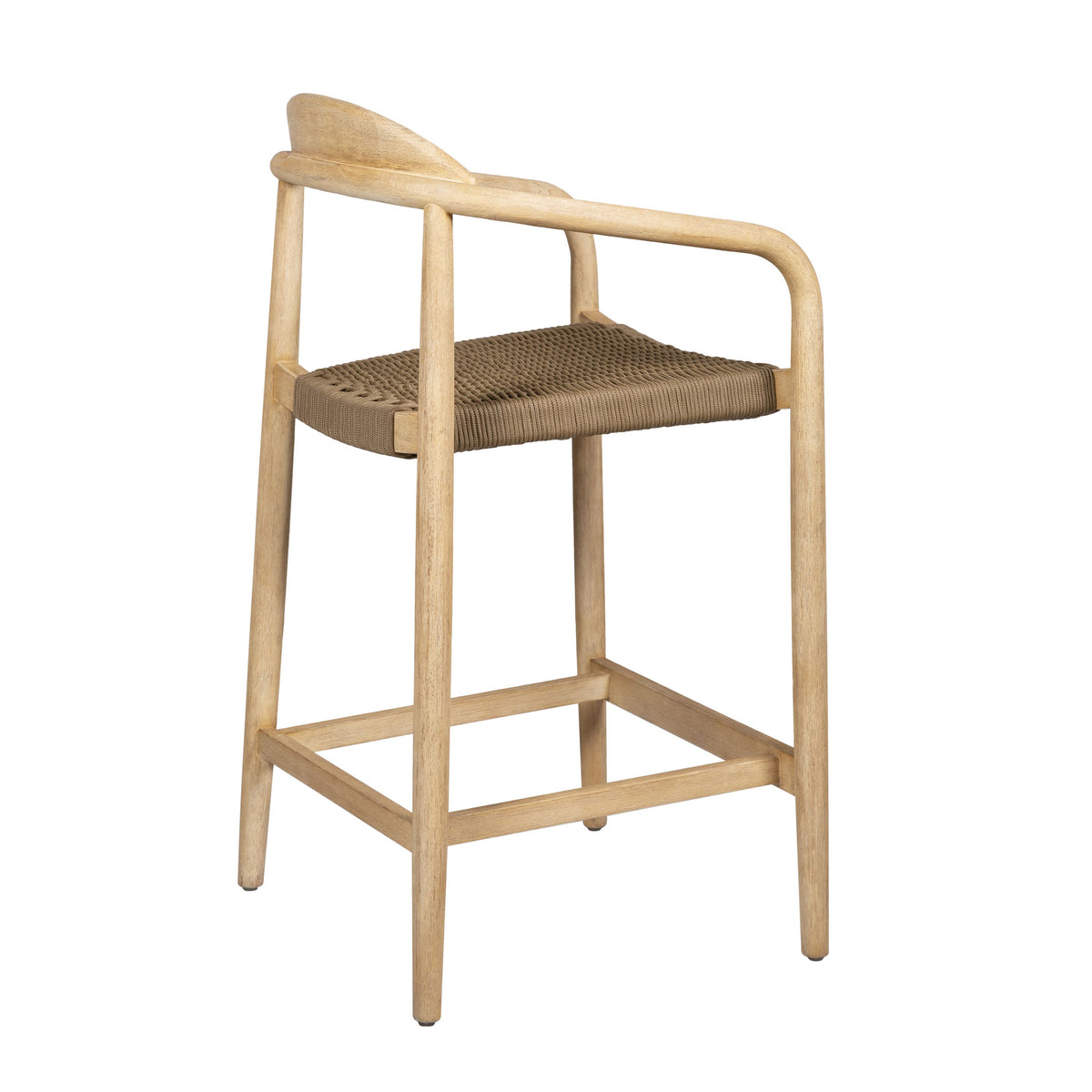 Chaise snack Eucalyptus et corde sable