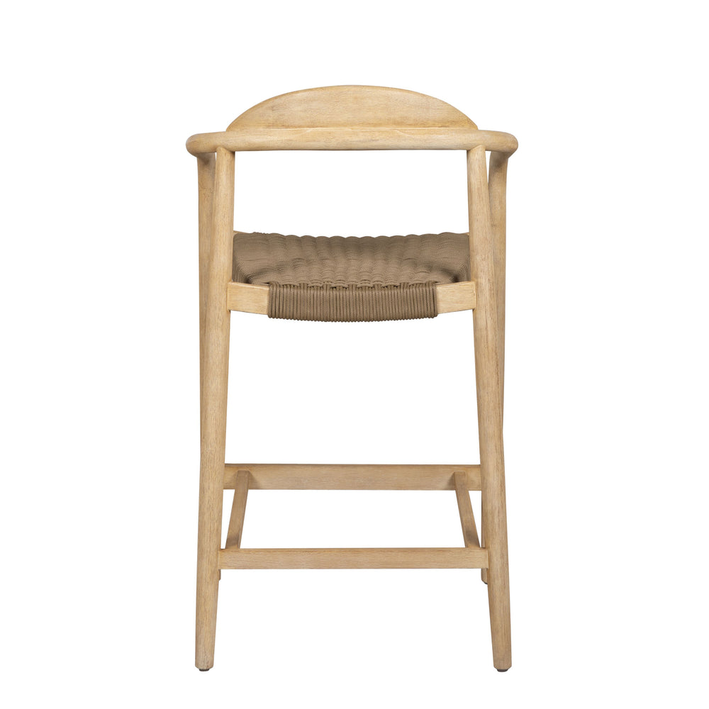 Chaise snack Eucalyptus et corde sable
