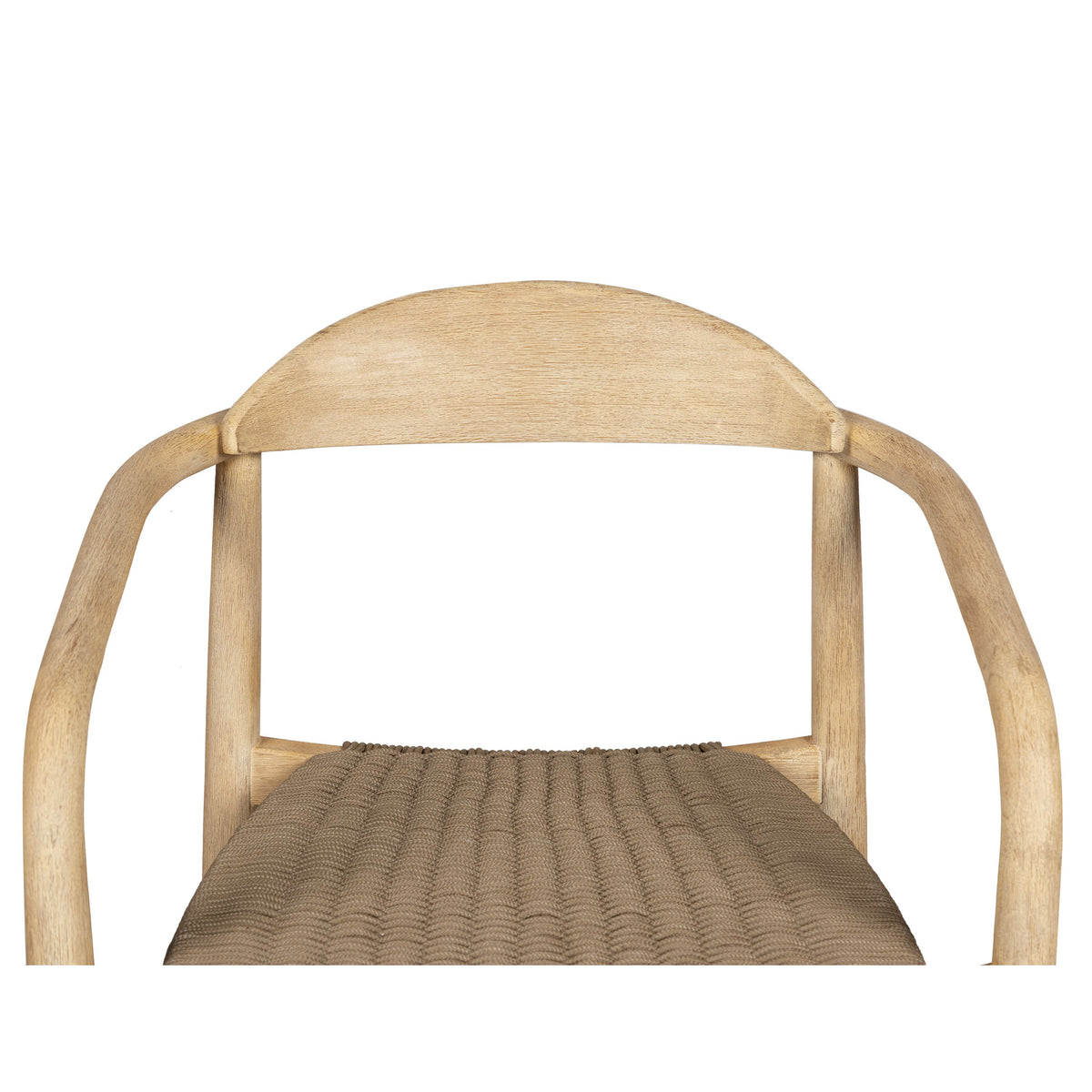 Chaise snack Eucalyptus et corde sable