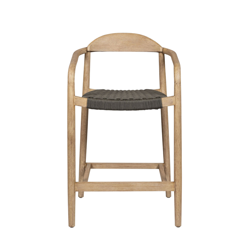 Chaise snack Eucalyptus et corde kaki