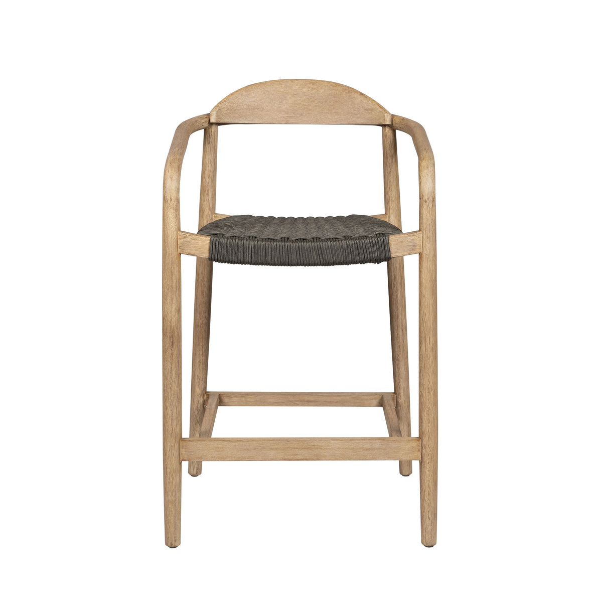 Chaise snack Eucalyptus et corde kaki