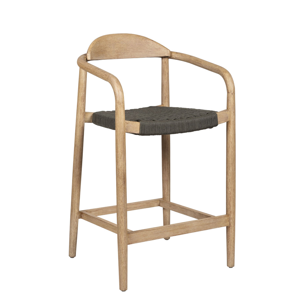 Chaise snack Eucalyptus et corde kaki
