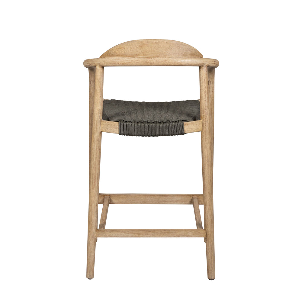 Chaise snack Eucalyptus et corde kaki