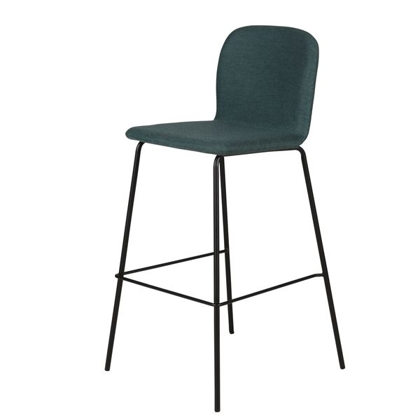 Chaise snack bleu canard