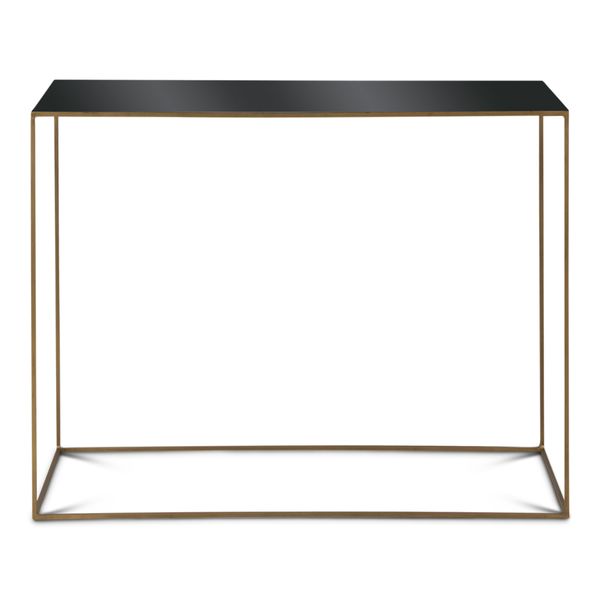 Console métal bleu