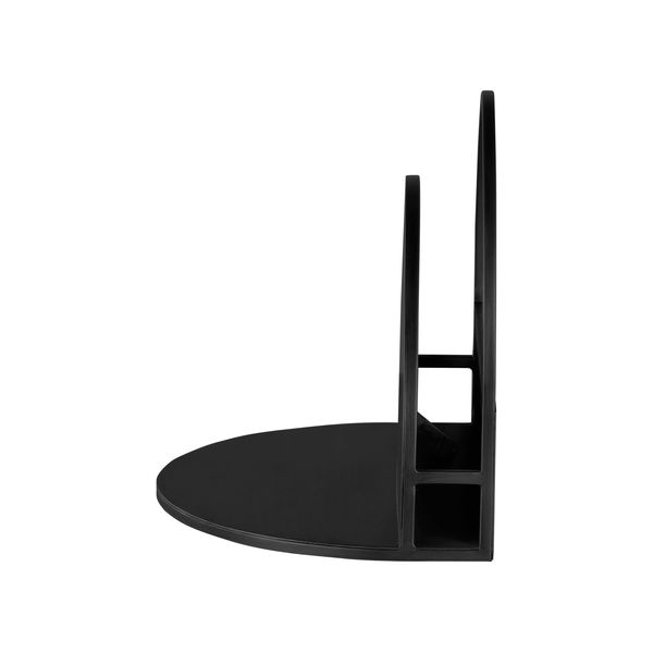 Etagère murale métal noir 40cm