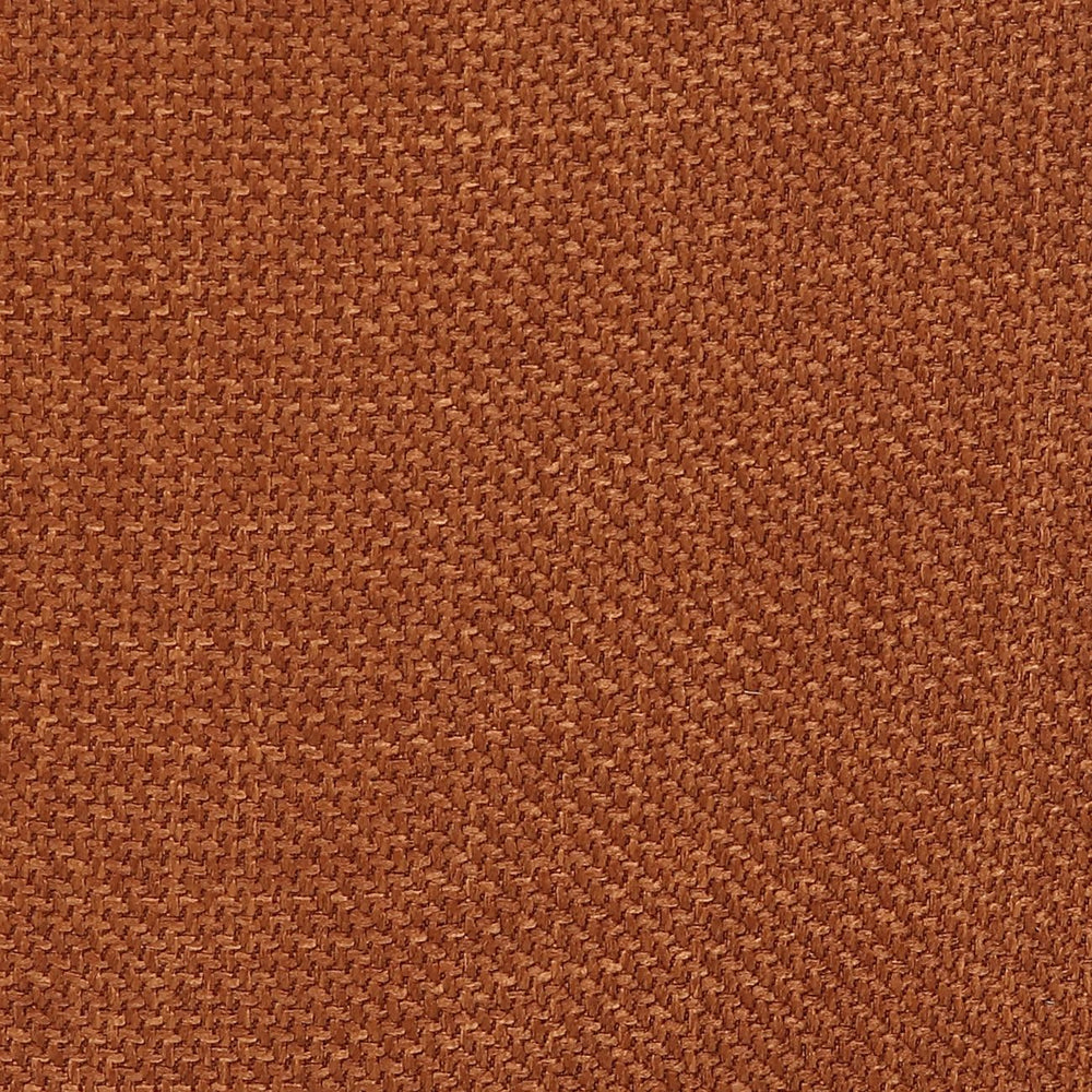 Chaise repas en tissu cognac pied chêne