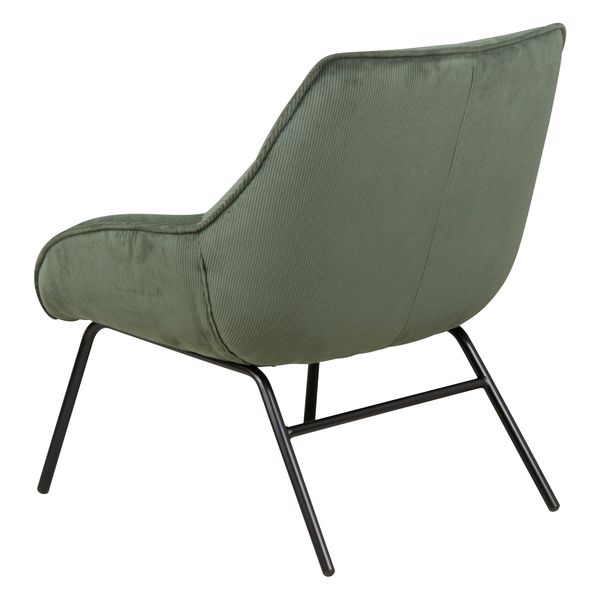 Fauteuil velours côtelé vert sapin