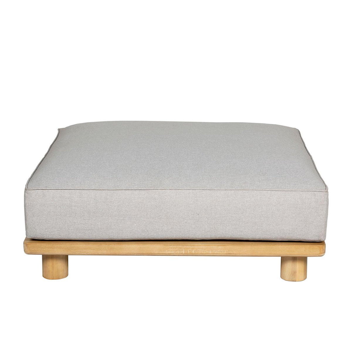Pouf outdoor en acacia