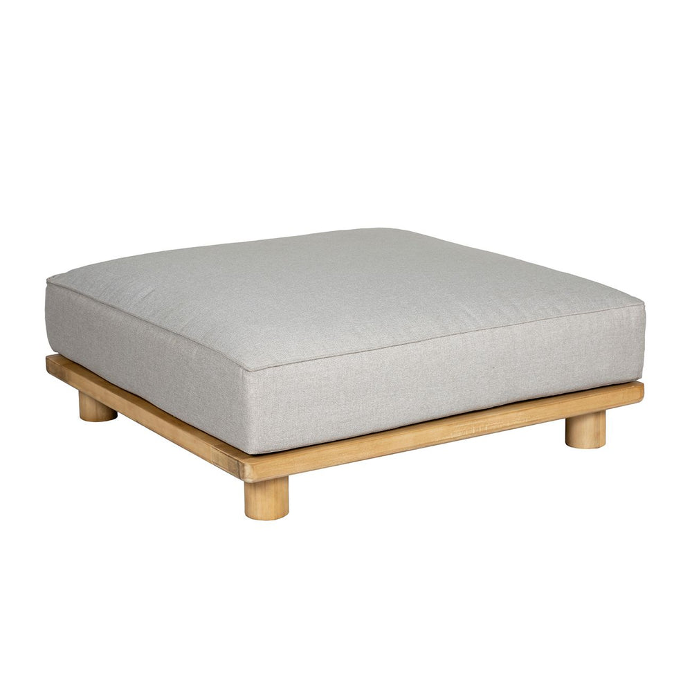 Pouf outdoor en acacia