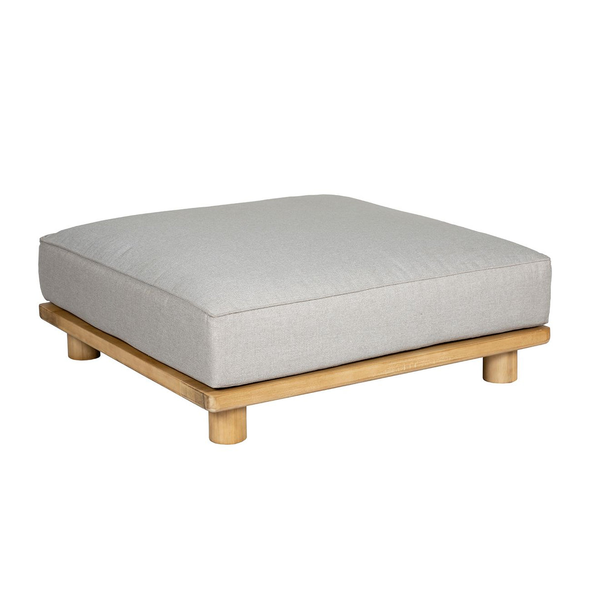 Pouf outdoor en acacia