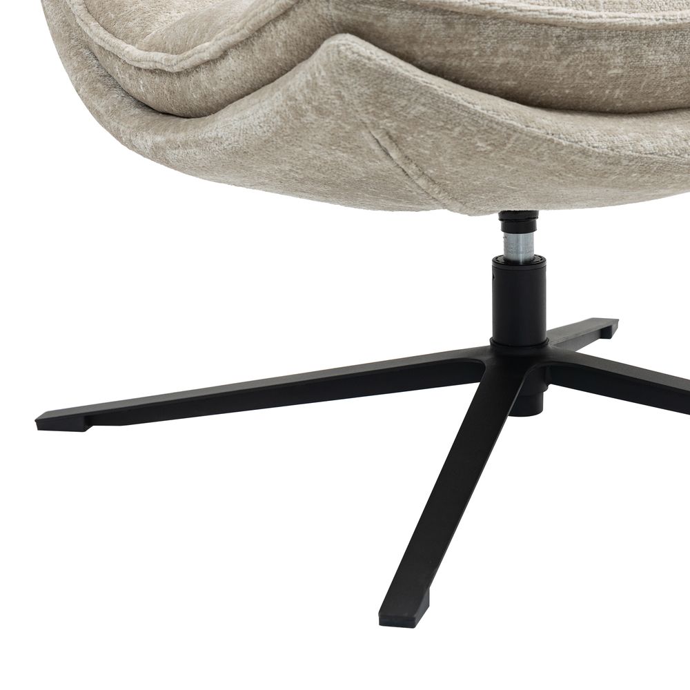 Fauteuil pivotant beige