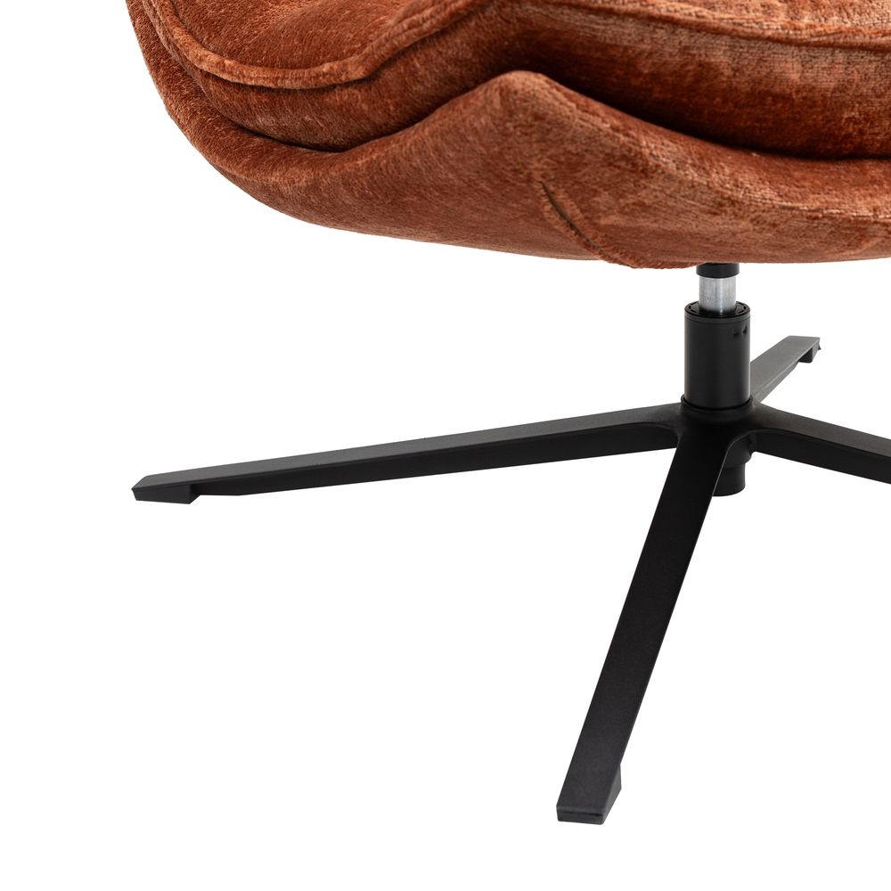 Fauteuil pivotant cuivre