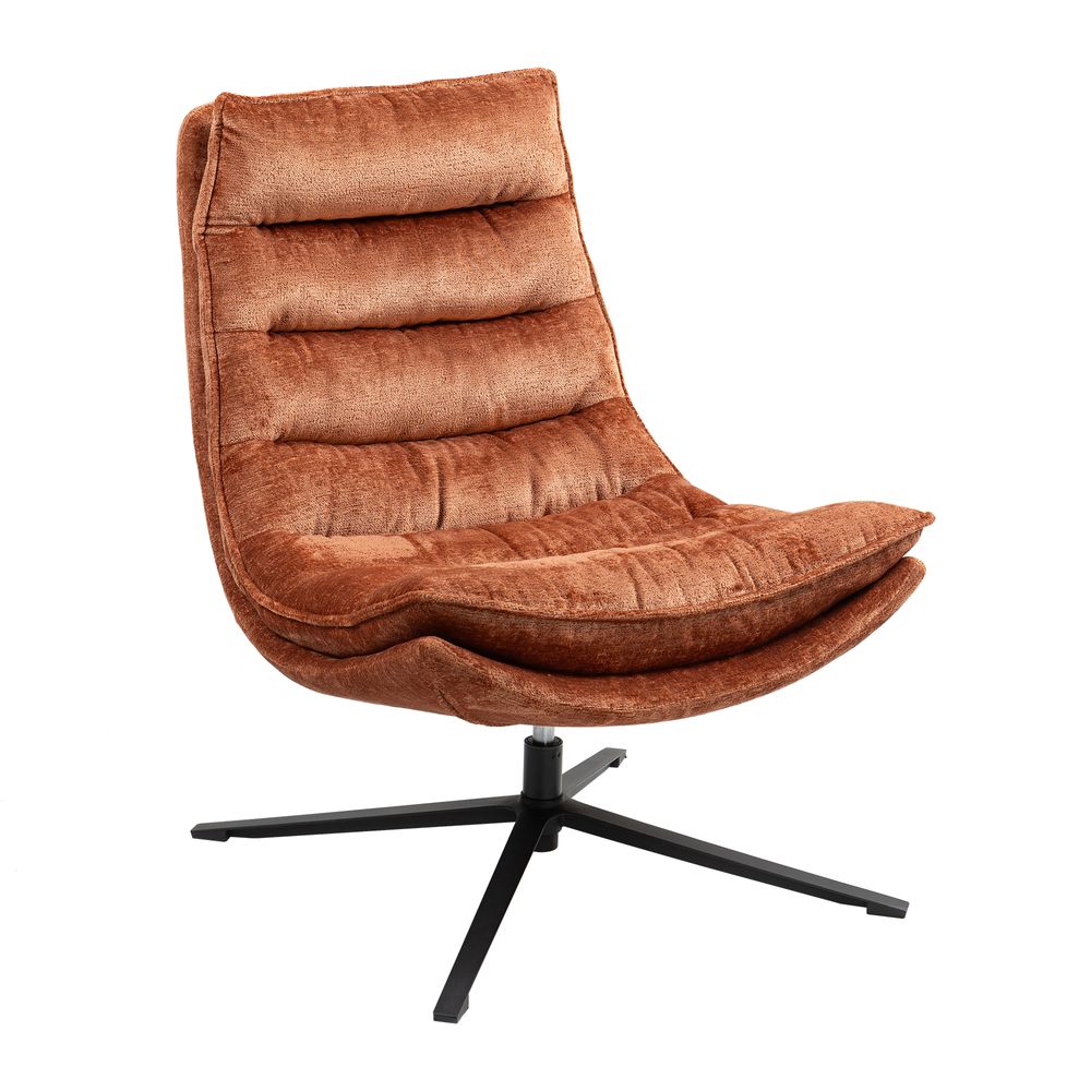 Fauteuil pivotant cuivre