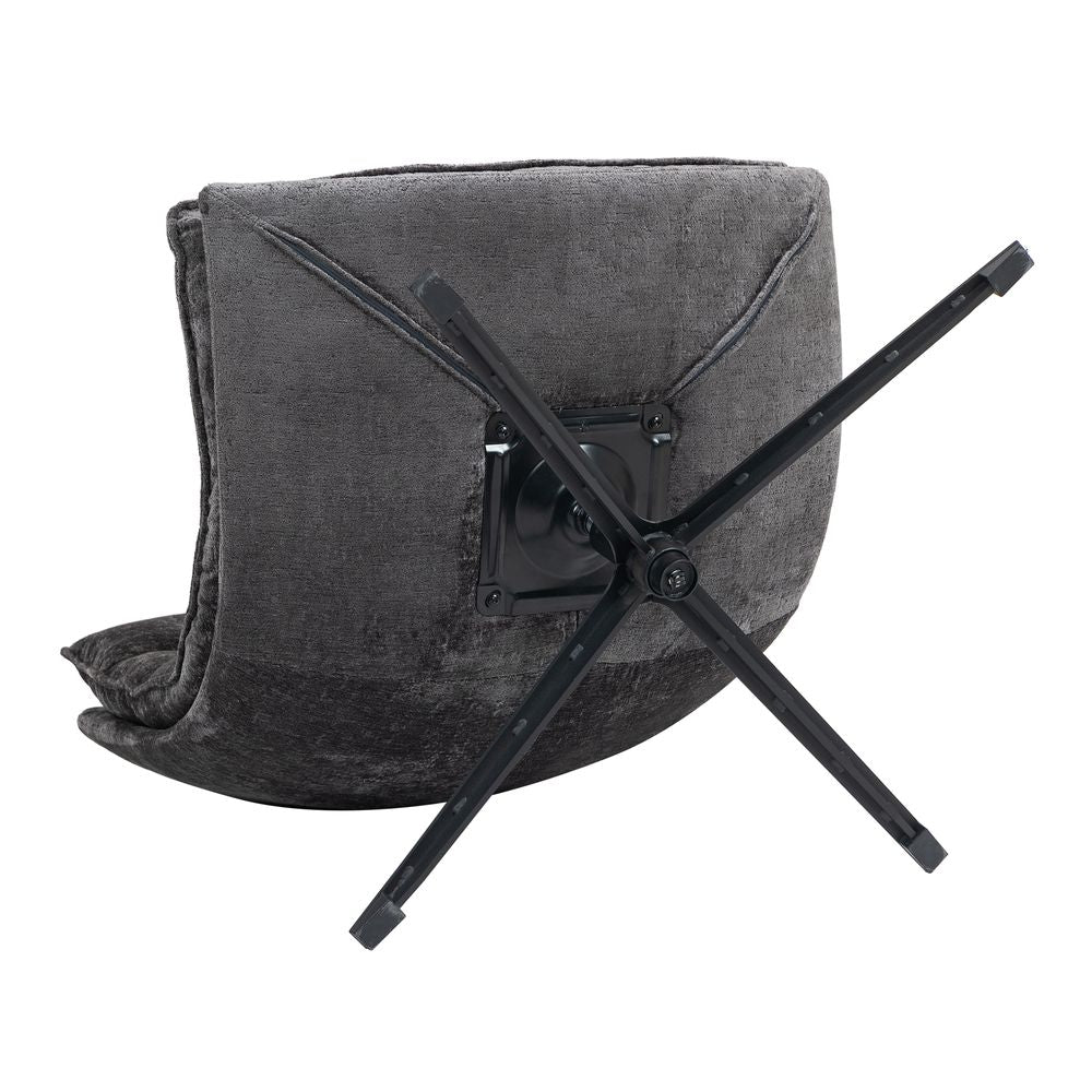 Fauteuil pivotant gris foncé