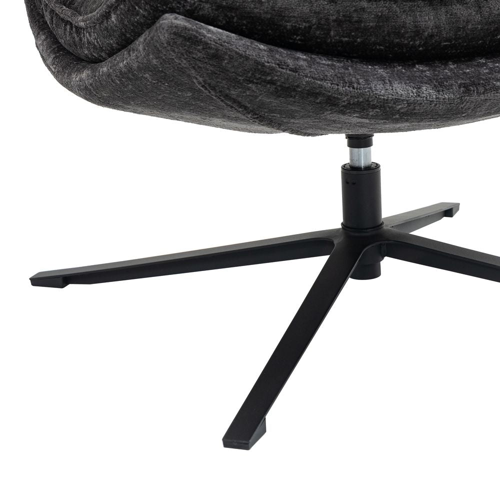 Fauteuil pivotant gris foncé