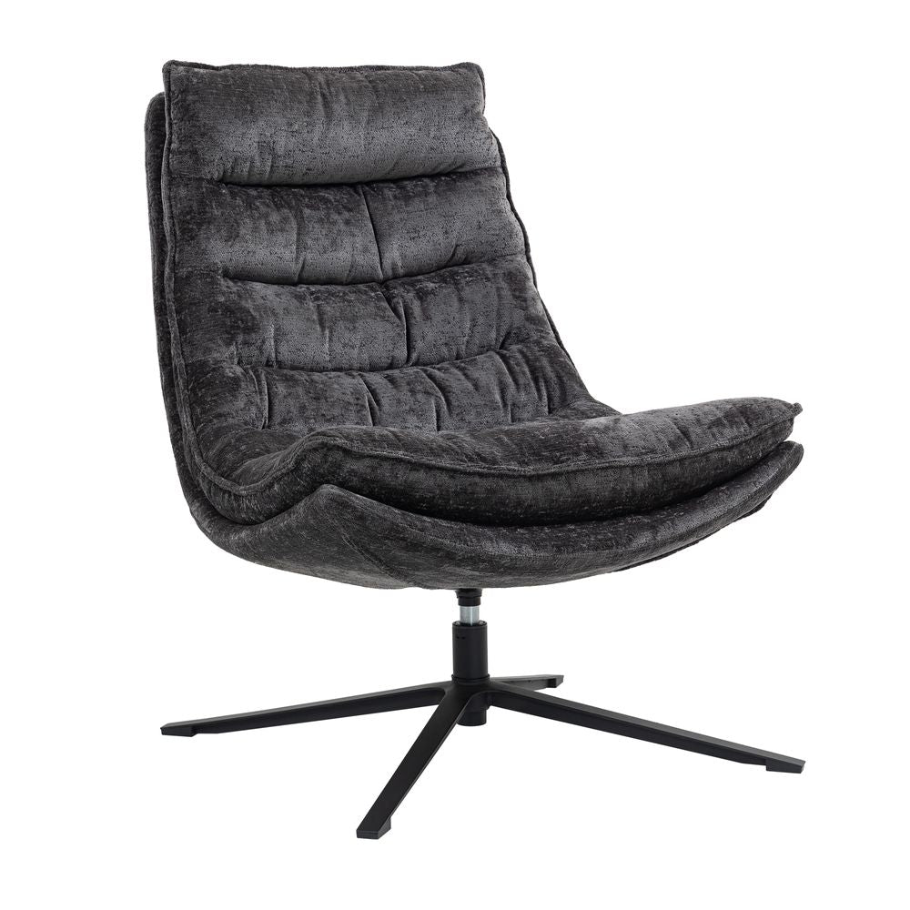 Fauteuil pivotant gris foncé