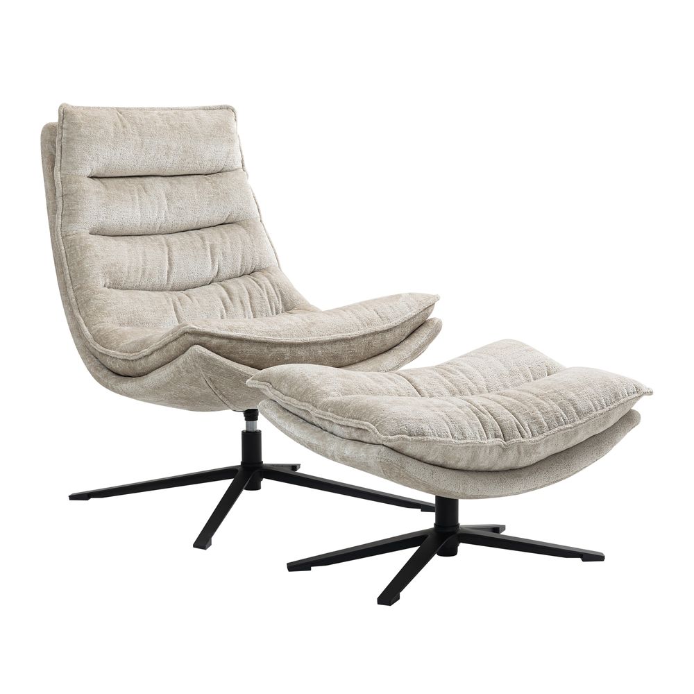 Repose-pieds beige
