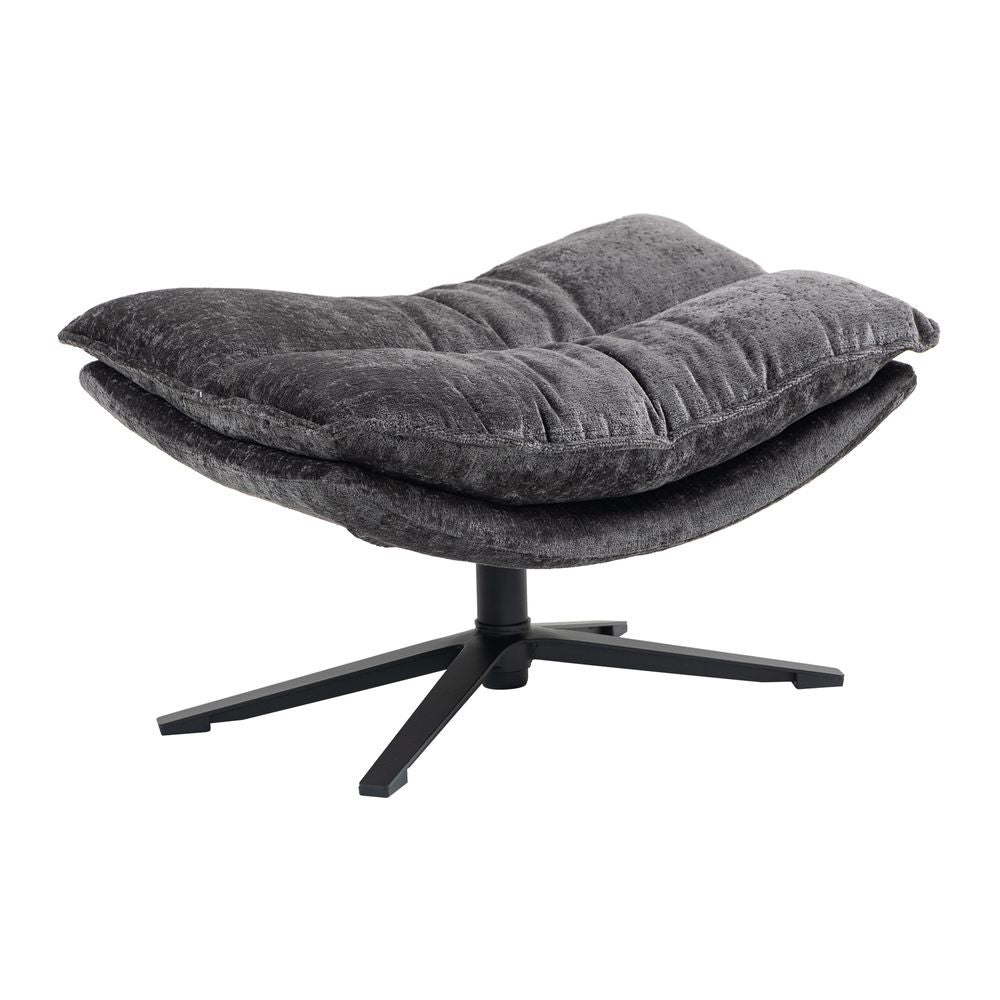 Repose-pieds gris foncé