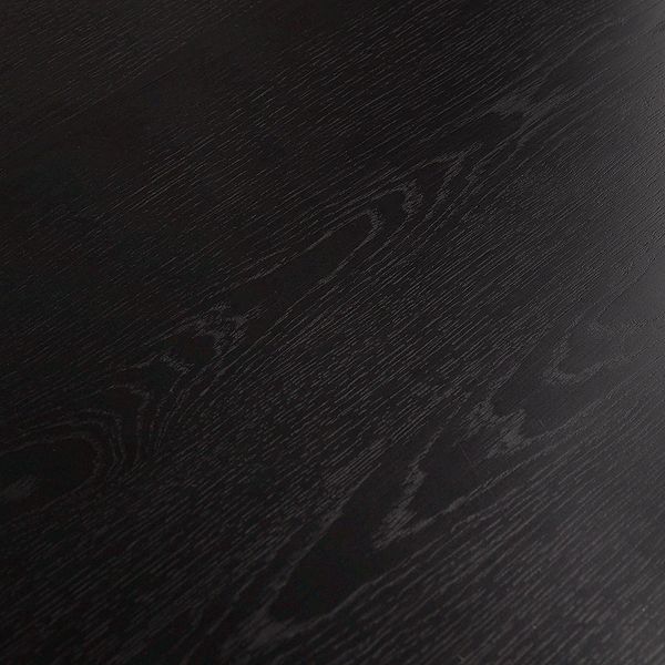 Table repas 110cm avec allonge chêne noir