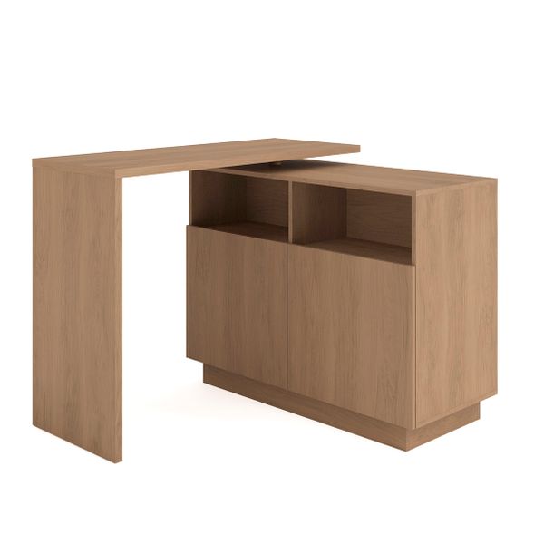 Îlot central cuisine 125cm plateau pivotant
