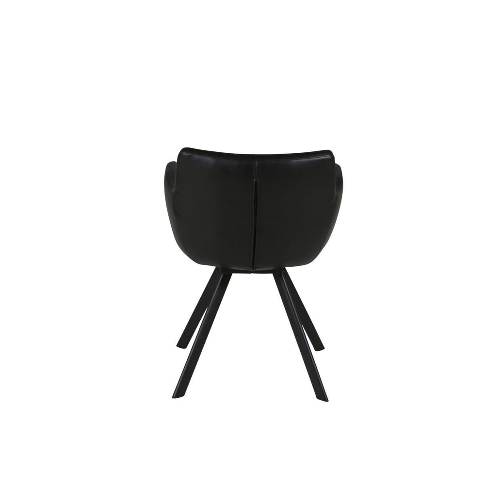 Fauteuil PU noir