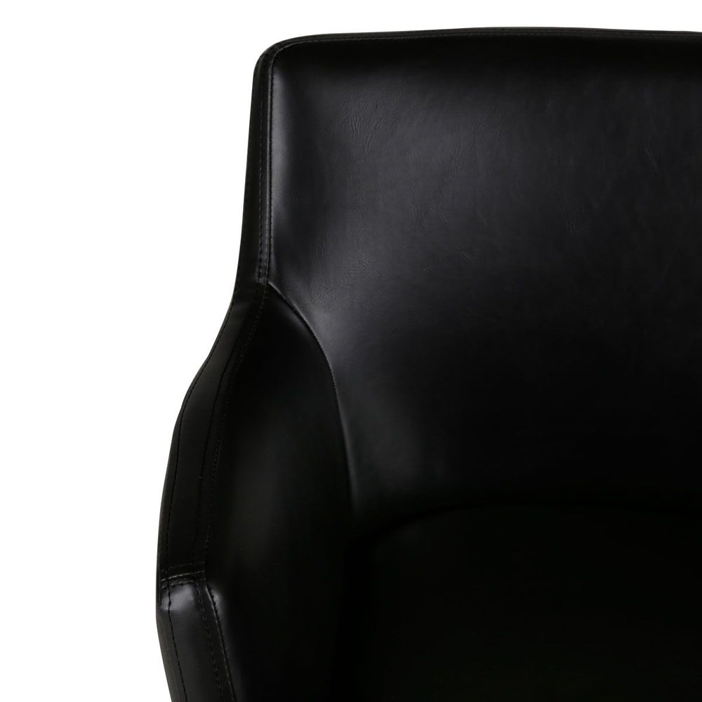Fauteuil PU noir