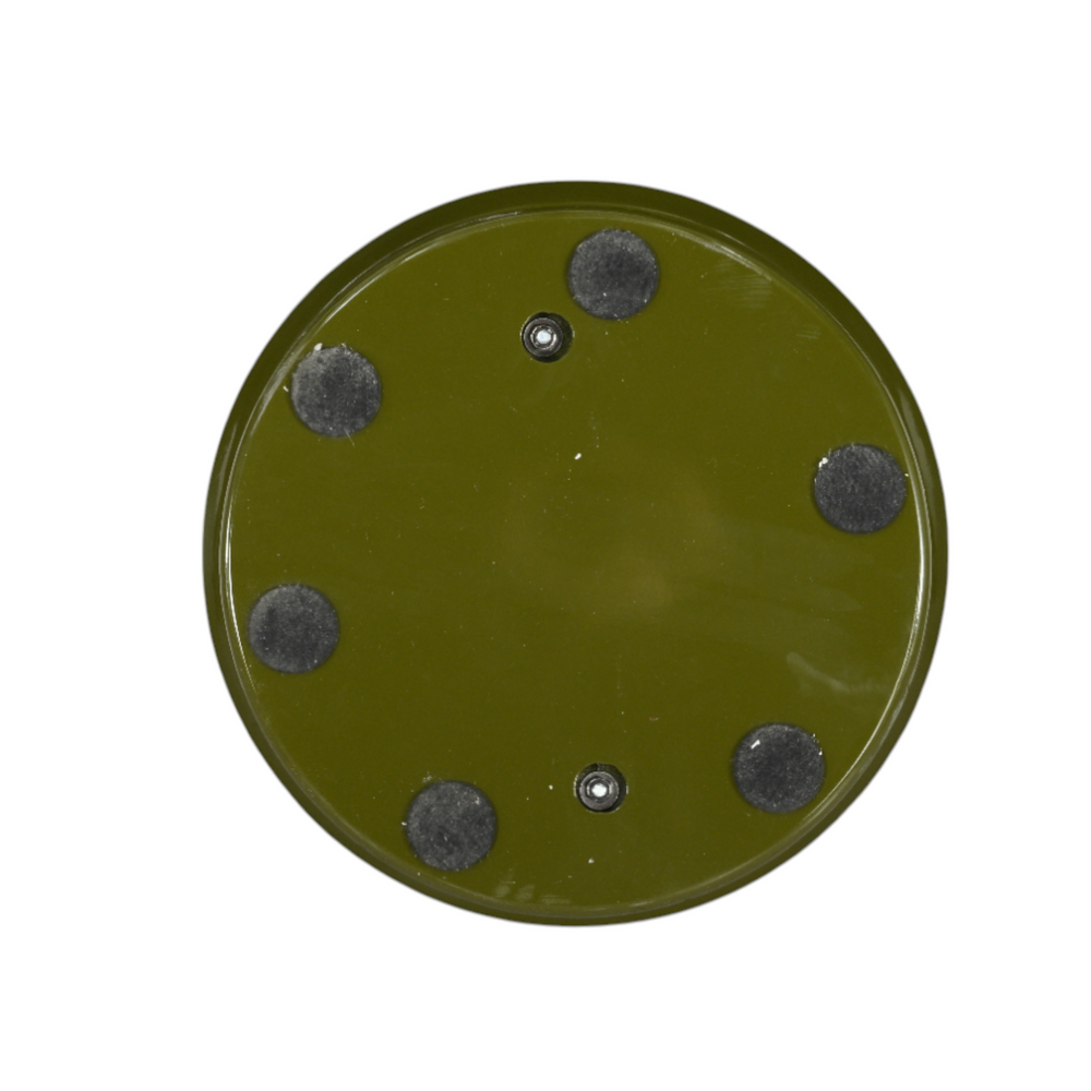 Table basse 80 cm en verre vert