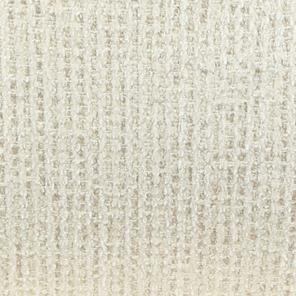 Fauteuil tissu chenillé beige pied chromé