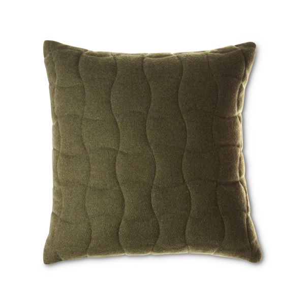 Coussin kaki 45 x 45 cm Sohan
