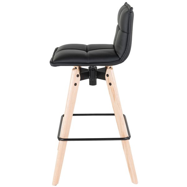 Chaise de bar noire