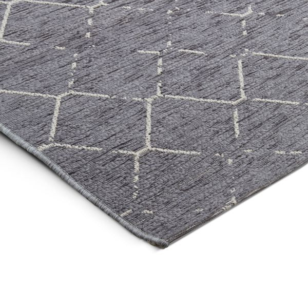 Tapis 200 x 290 cm BRONX gris foncé