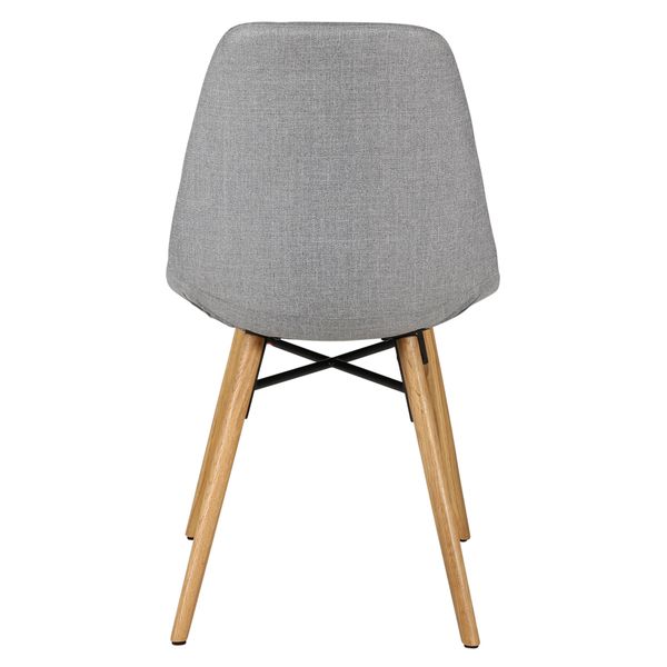 Chaise repas gris clair