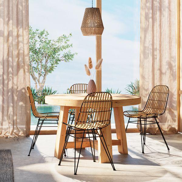 Chaise en rotin