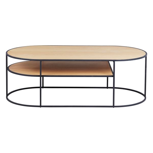 Table basse plateau chêne naturel