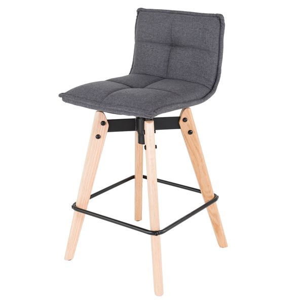 Chaise snack grise