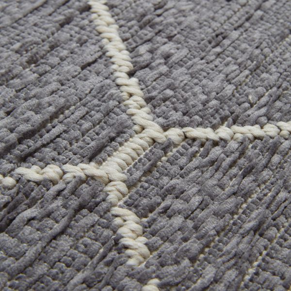 Tapis 200 x 290 cm BRONX gris foncé