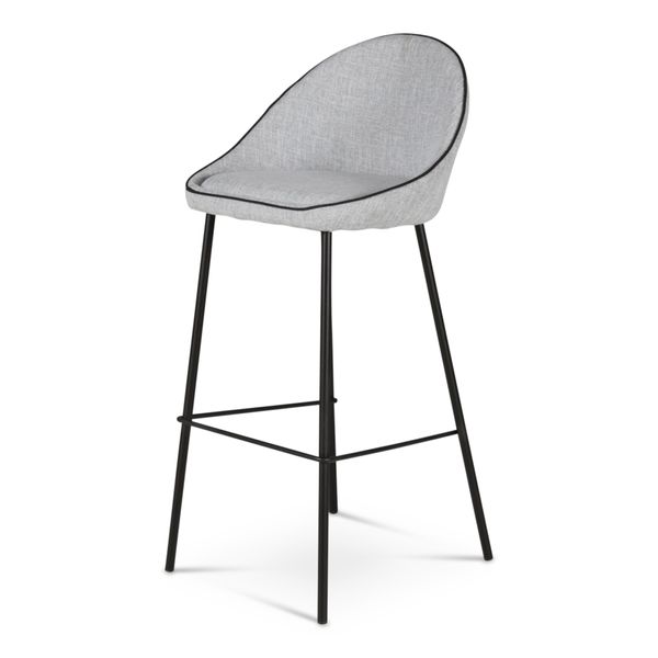 Chaise snack gris clair