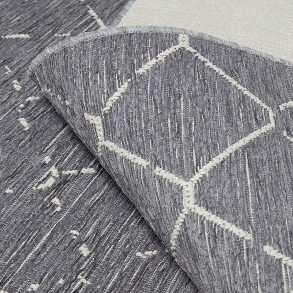 Tapis 200 x 290 cm BRONX gris foncé