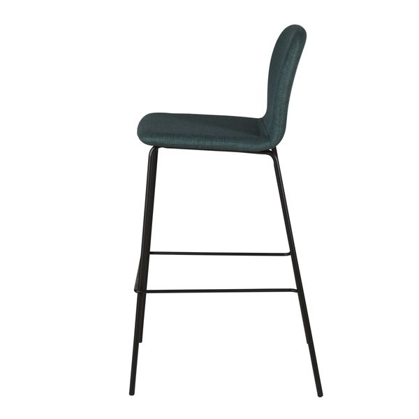 Chaise snack bleu canard