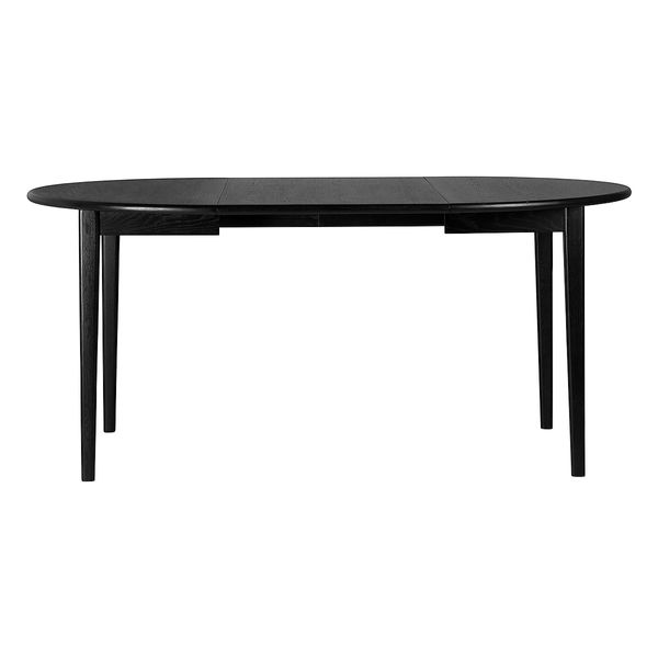 Table repas 110cm avec allonge chêne noir