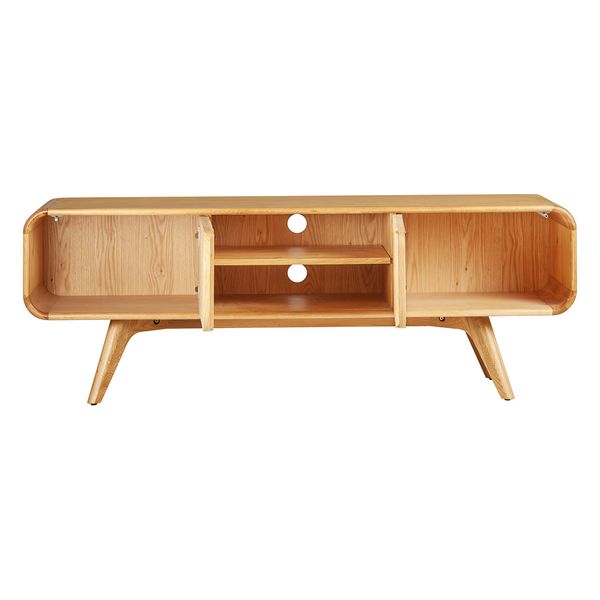 Meuble télé 165cm chêne naturel