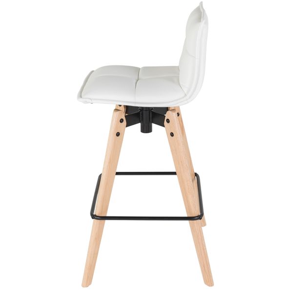 Chaise de bar blanche