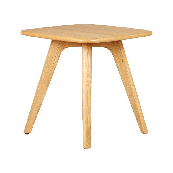 Bout de canapé 50 cm chêne naturel