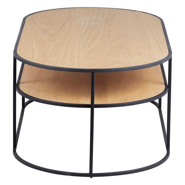 Table basse plateau chêne naturel