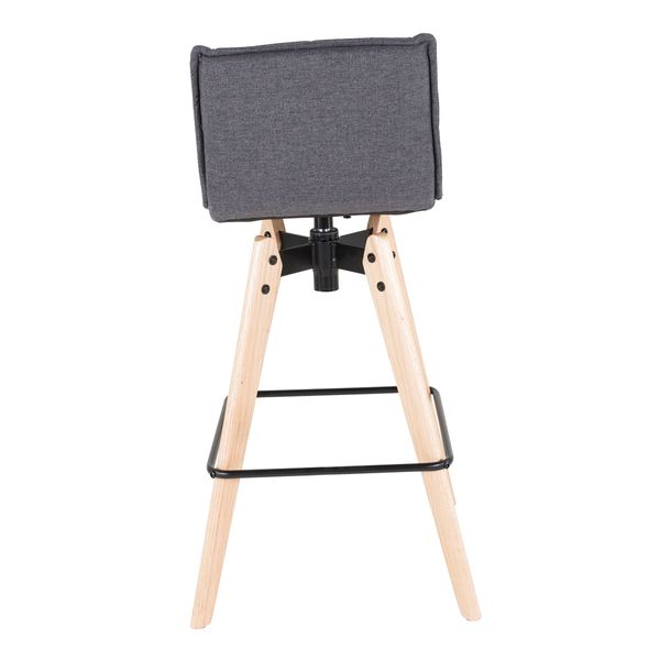 Chaise de bar grise