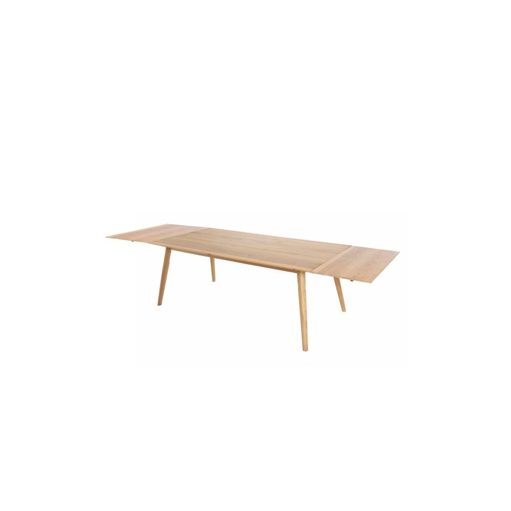 Table repas avec 2 allonges