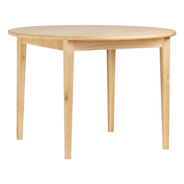Table repas 110cm avec allonge chêne naturel